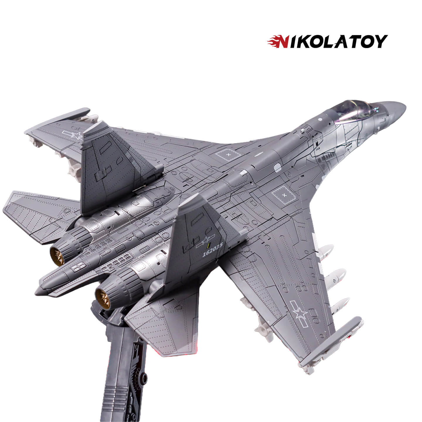 J‑16 Military Fighter Jet Transformer Mecha