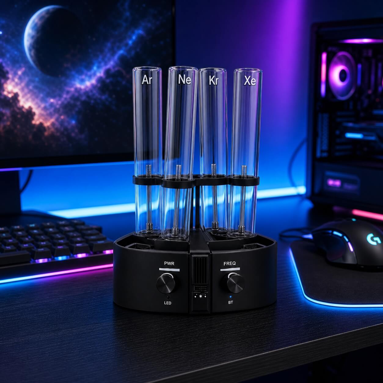 Lightning Tesla Coil Inert Gas Tube Set