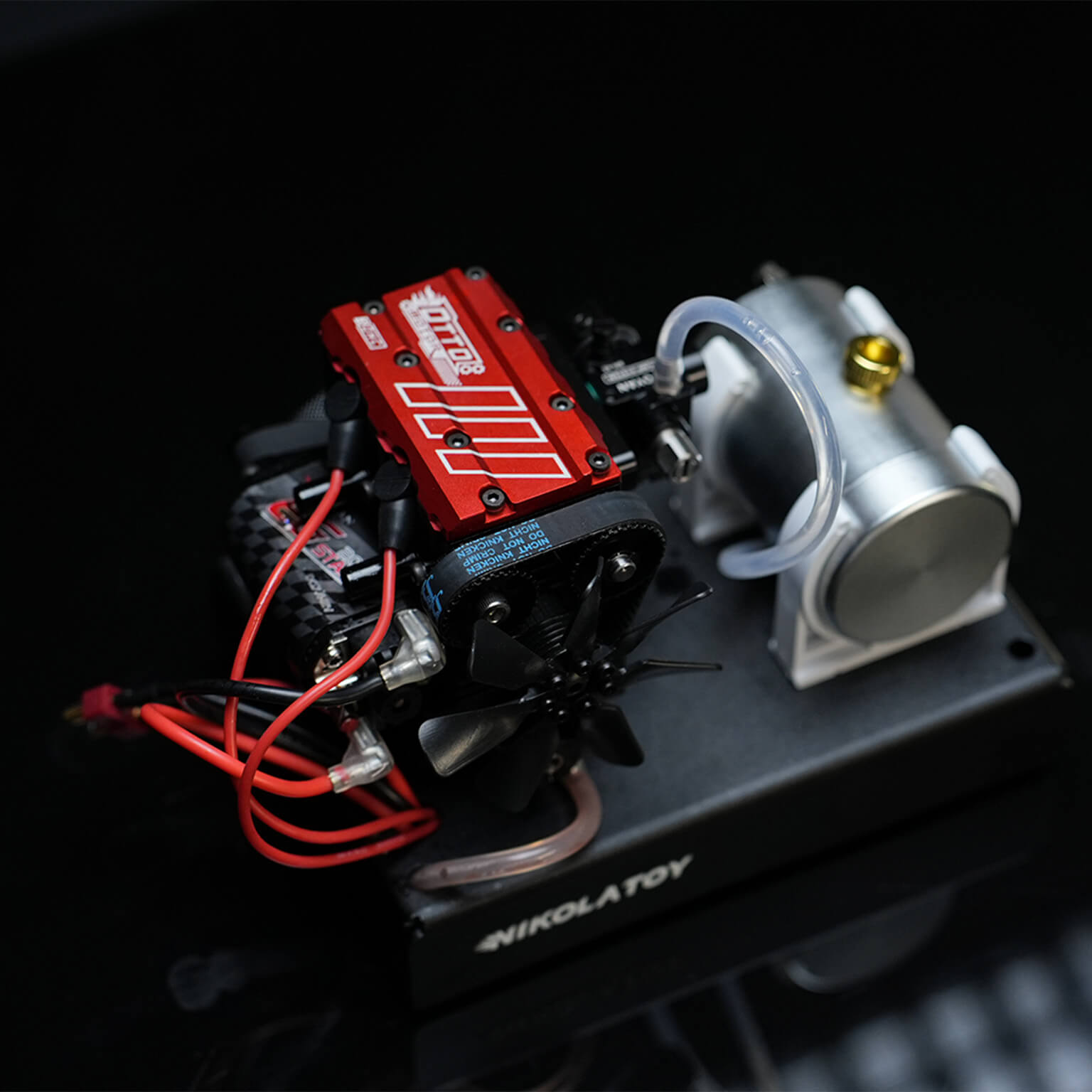 Mini Dual‑Cylinder Internal Combustion Engine Model DIY Assembled Kit