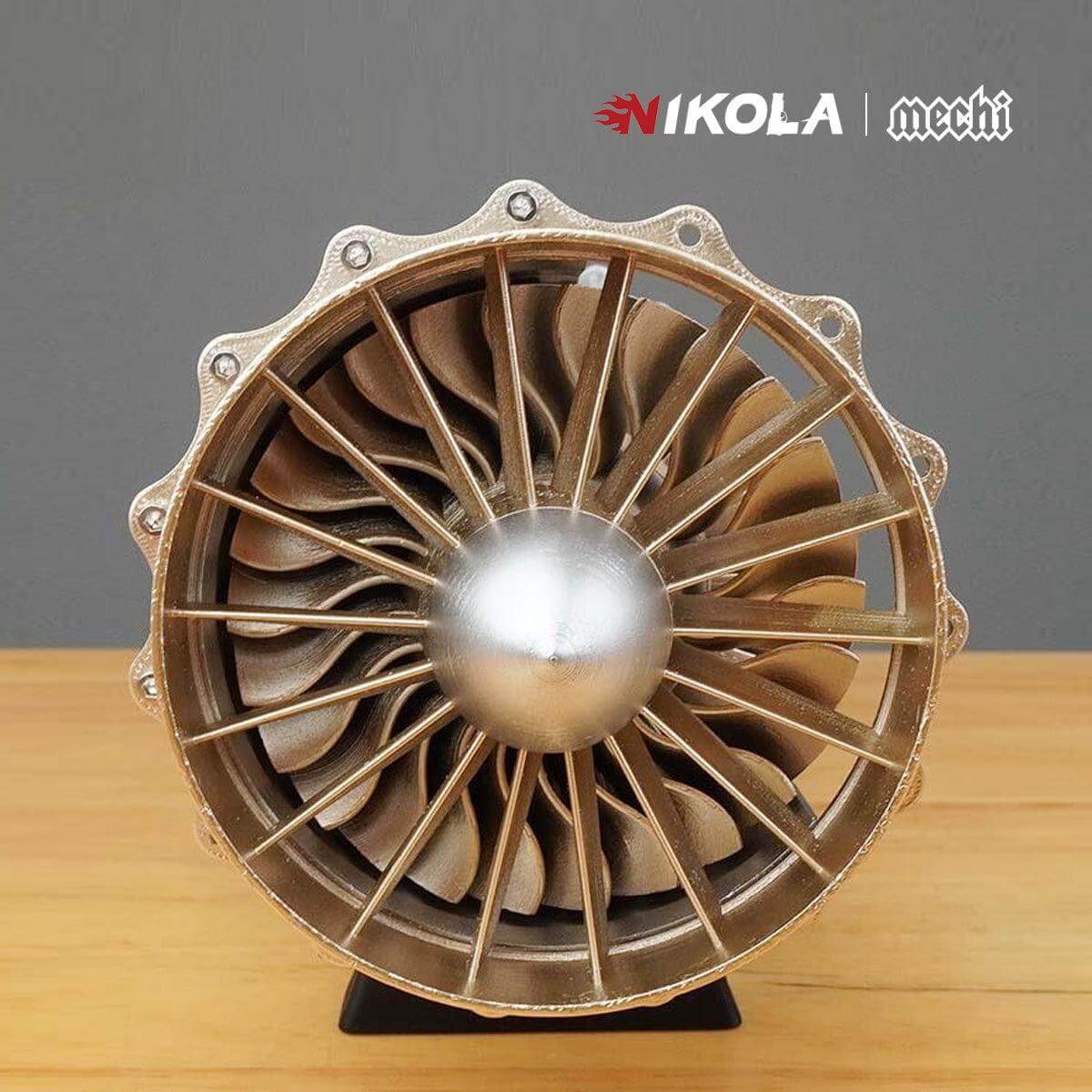 WS-15 Fighter Turbofan Engine Model DIY Assembly Kits 150+ PCS