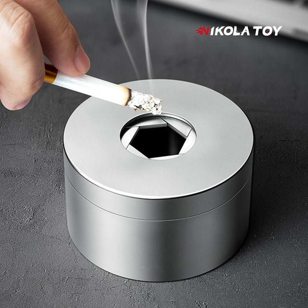 NIKOLATOY®Creative metal mechanical ashtray