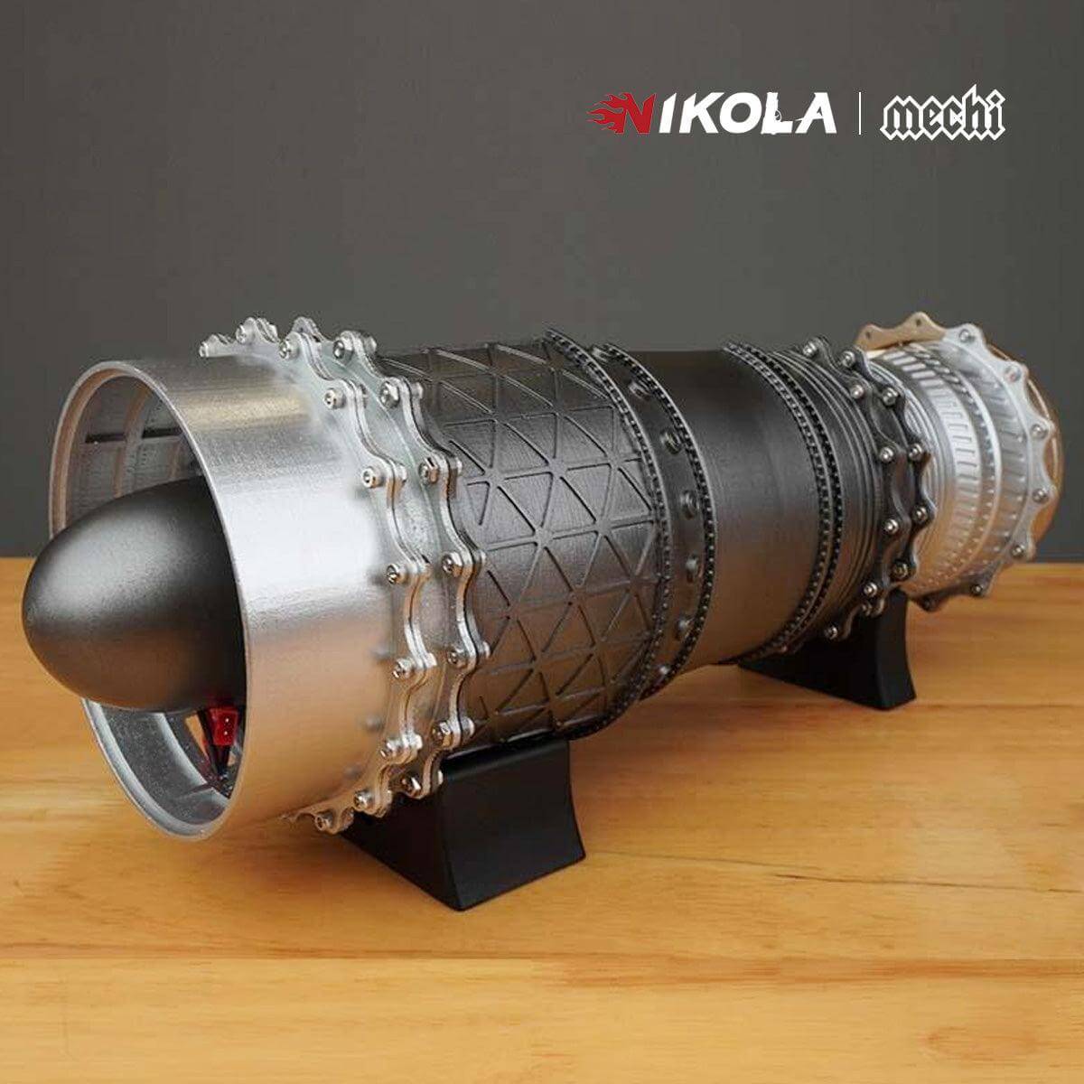 WS-15 Fighter Turbofan Engine Model DIY Assembly Kits 150+ PCS