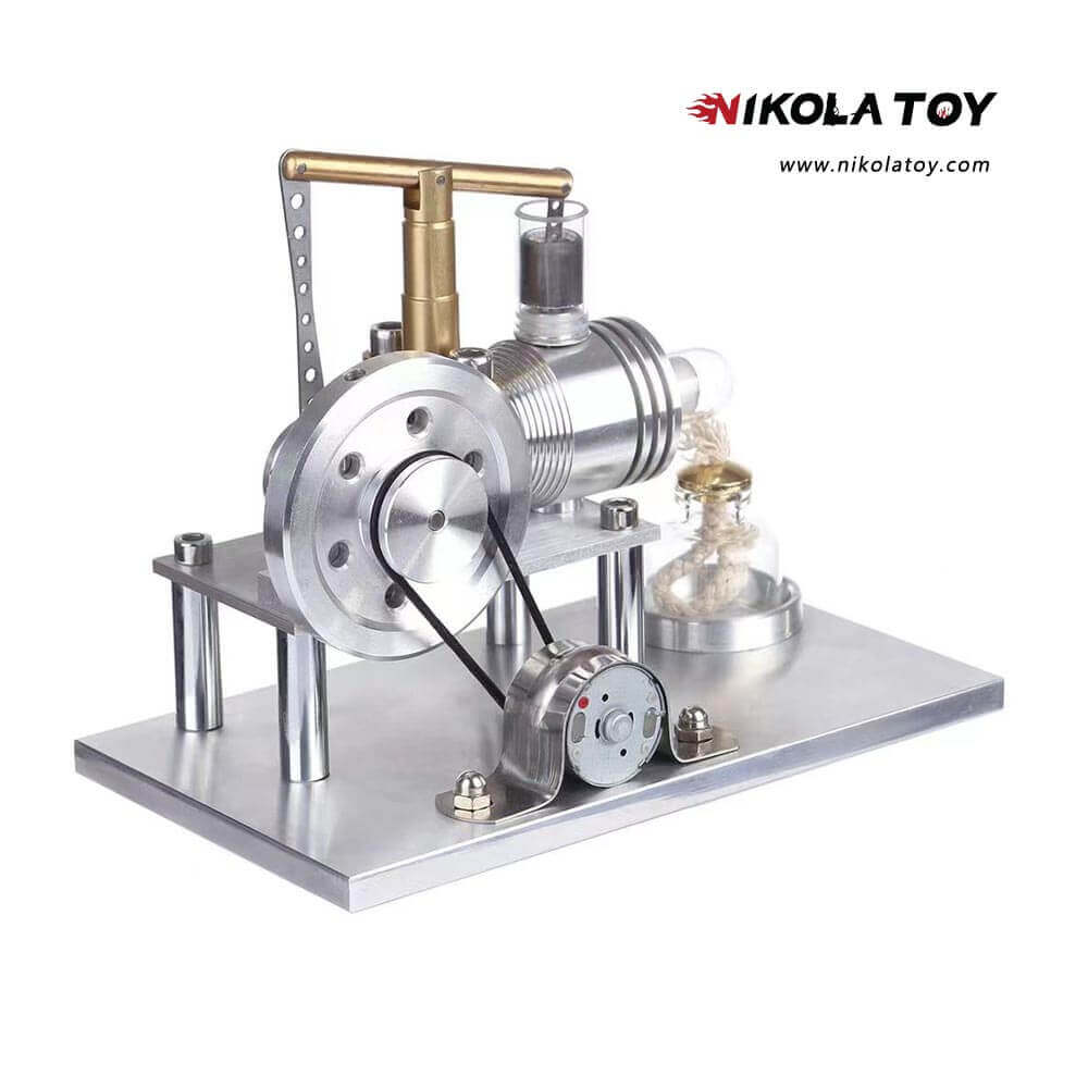 Alloy Stirling Engine+LED Lights
