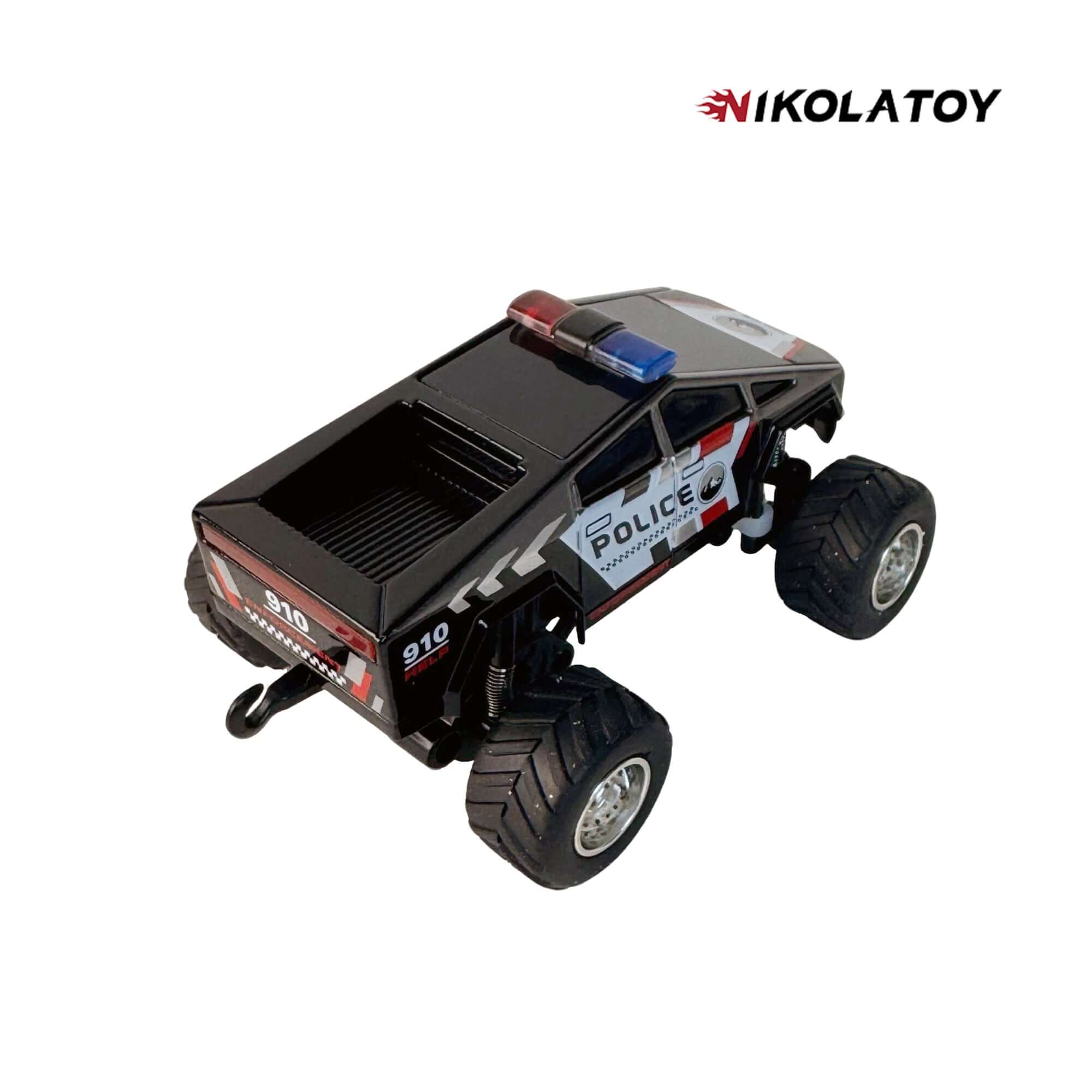 1:64 Police Cybertruck Remote Control Car
