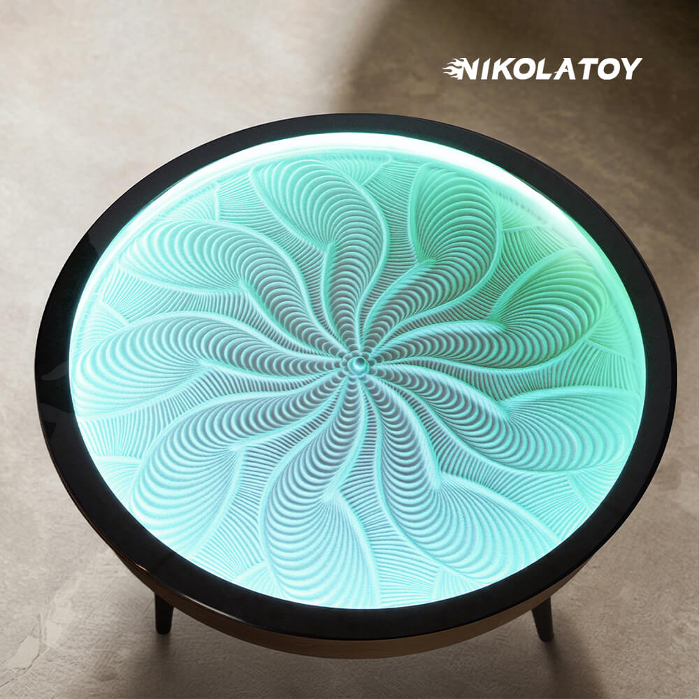 Home Art Sand Painting Coffee Table