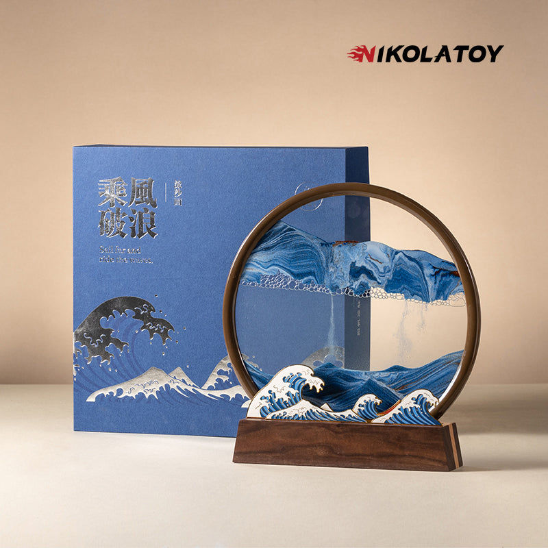 Ride the Waves 3D Moving Sand Art