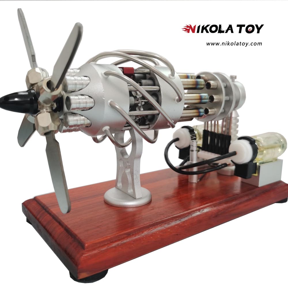 Aircraft model Stirling engine model