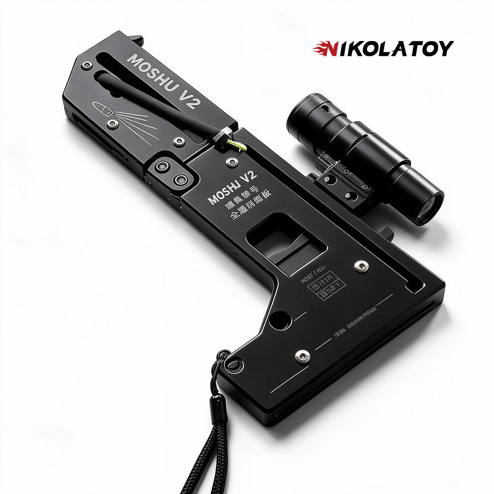 MOSHU V2 Tactical Pocket Folding Metal Slingshot