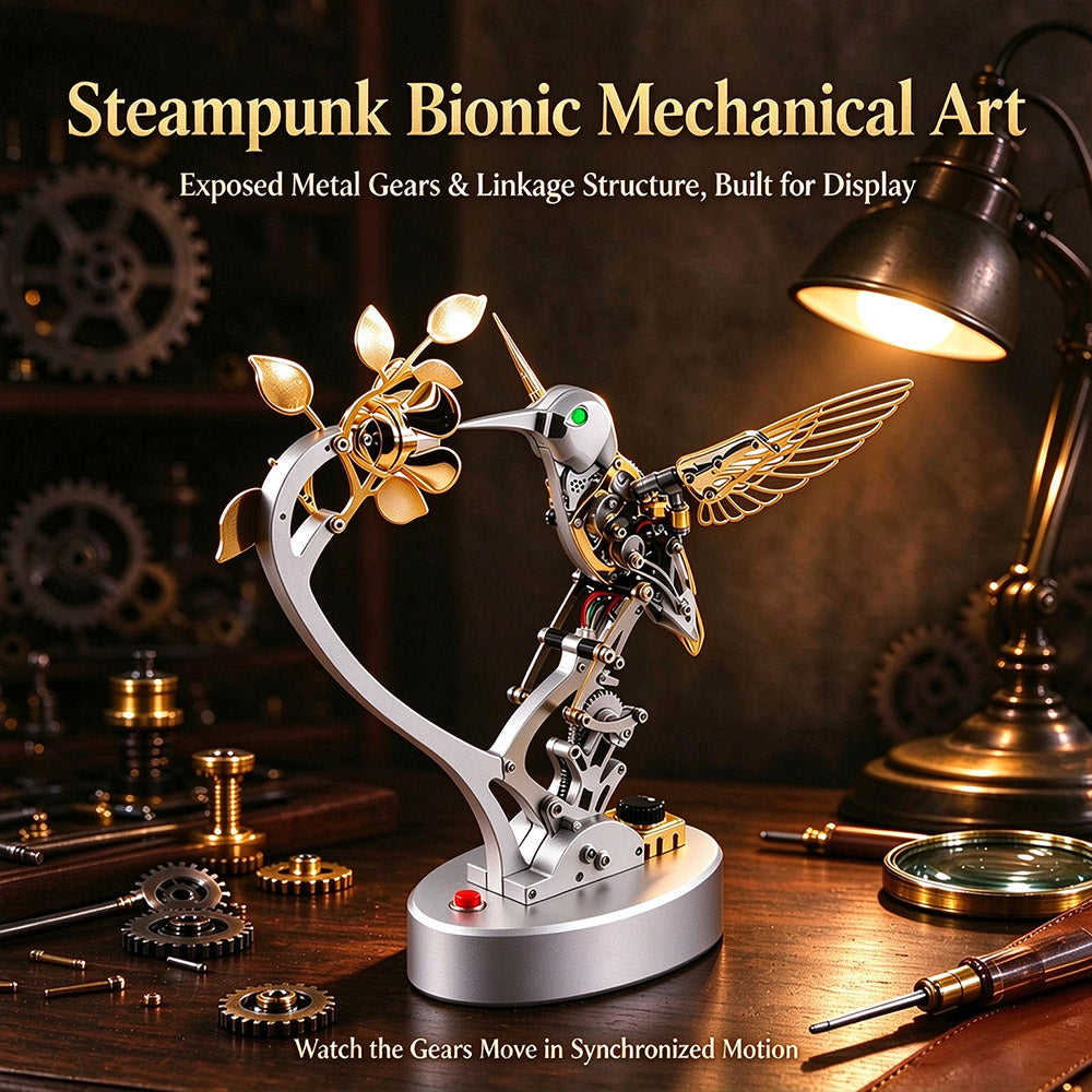 TECHING Mechanical Hummingbird 3D Metal Model DIY Kits