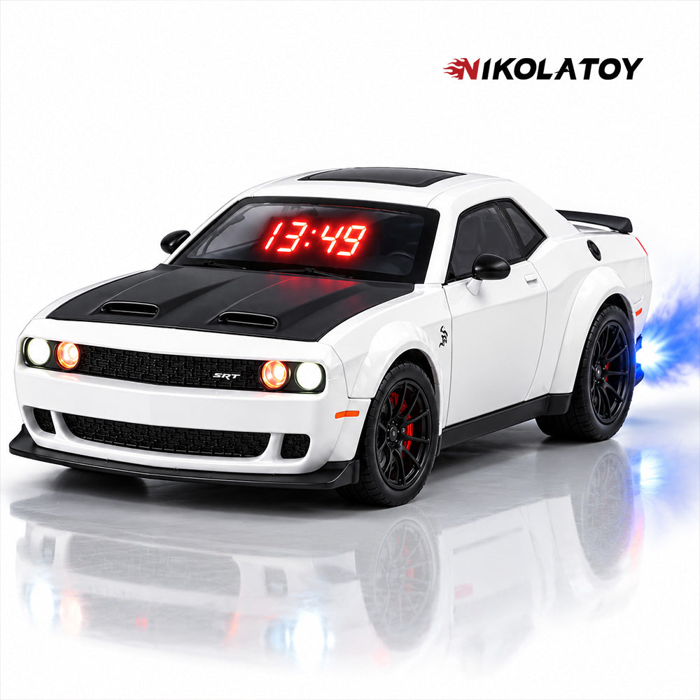 Hellcat Alarm Clock with Engine Sound & Light Mist