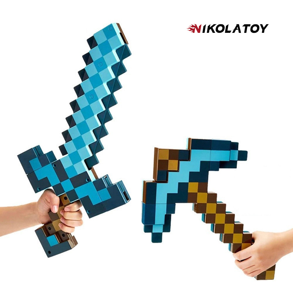 NIKOLATOY®Minecraft Creative Night Light & Toy