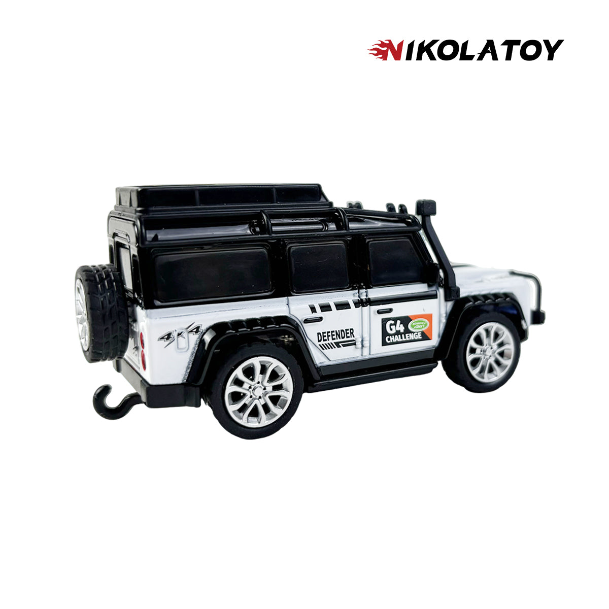 NIKOLATOY™1:64 Land Rover Defender Desktop Remote Control Car