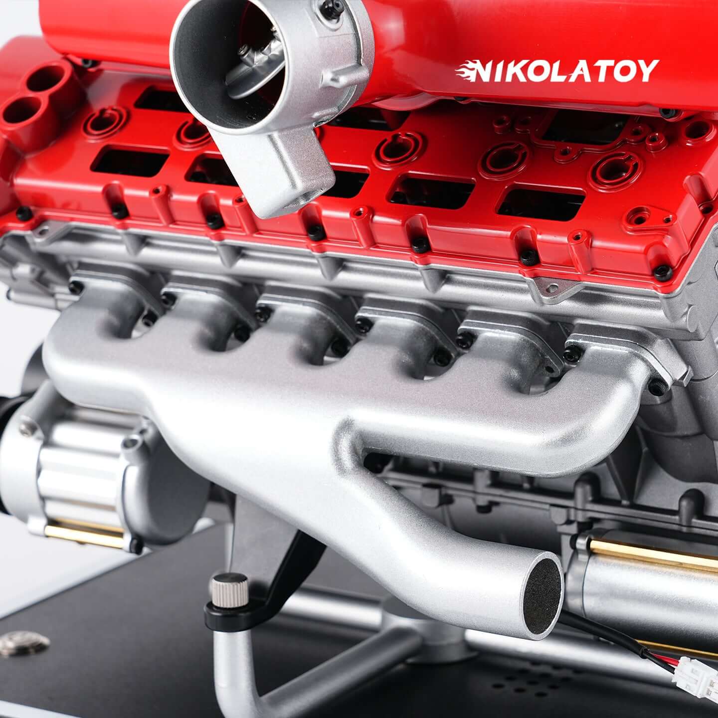 TECHING V12 Car Engine Model Full Metal Assembling 12-Cylinder Building Kits 800+PCS
