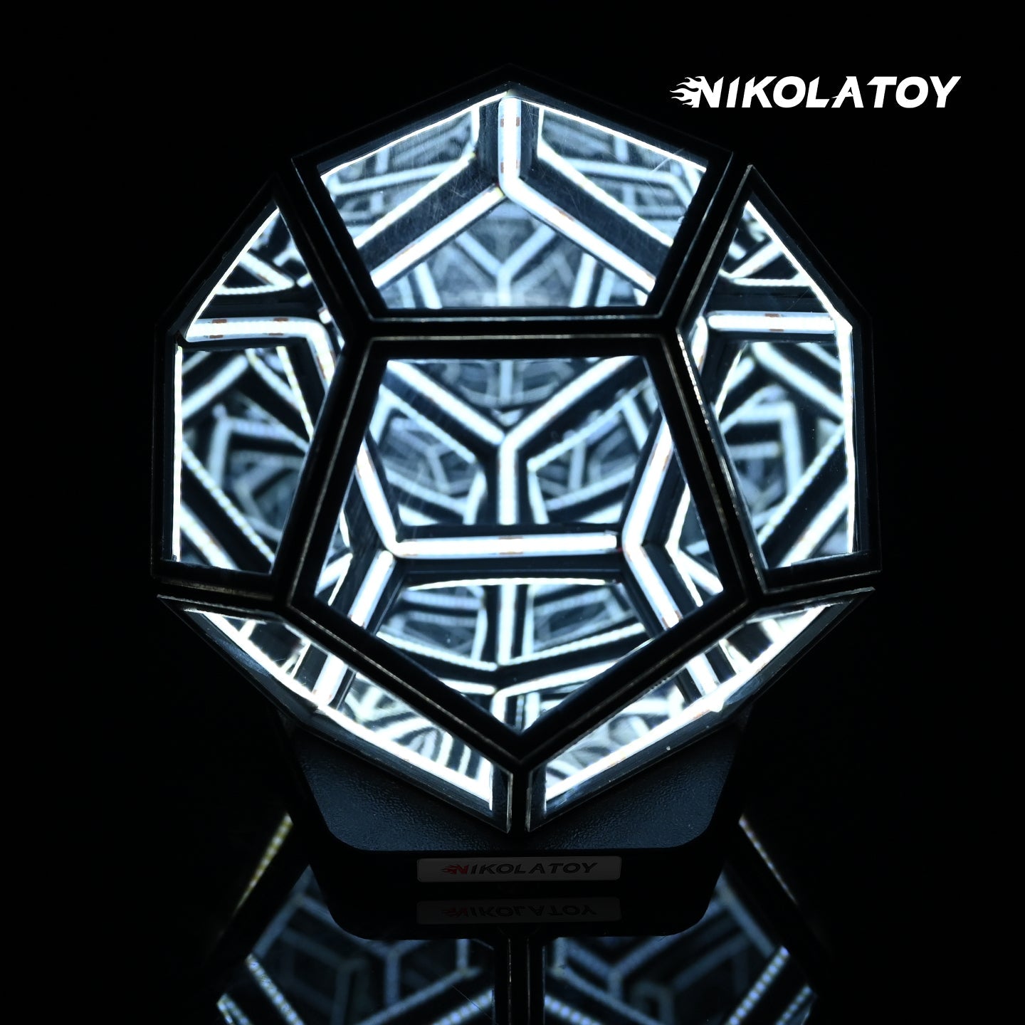 Infinite Space Abyss Dodecahedron Night Lamp