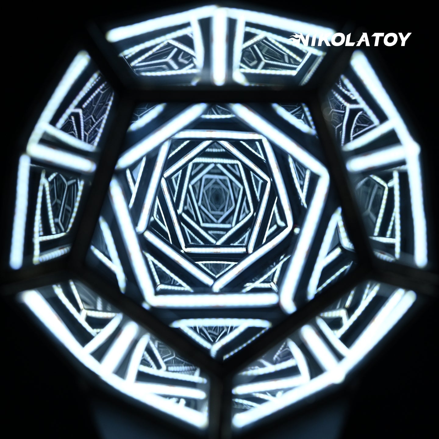 Infinite Space Abyss Dodecahedron Night Lamp