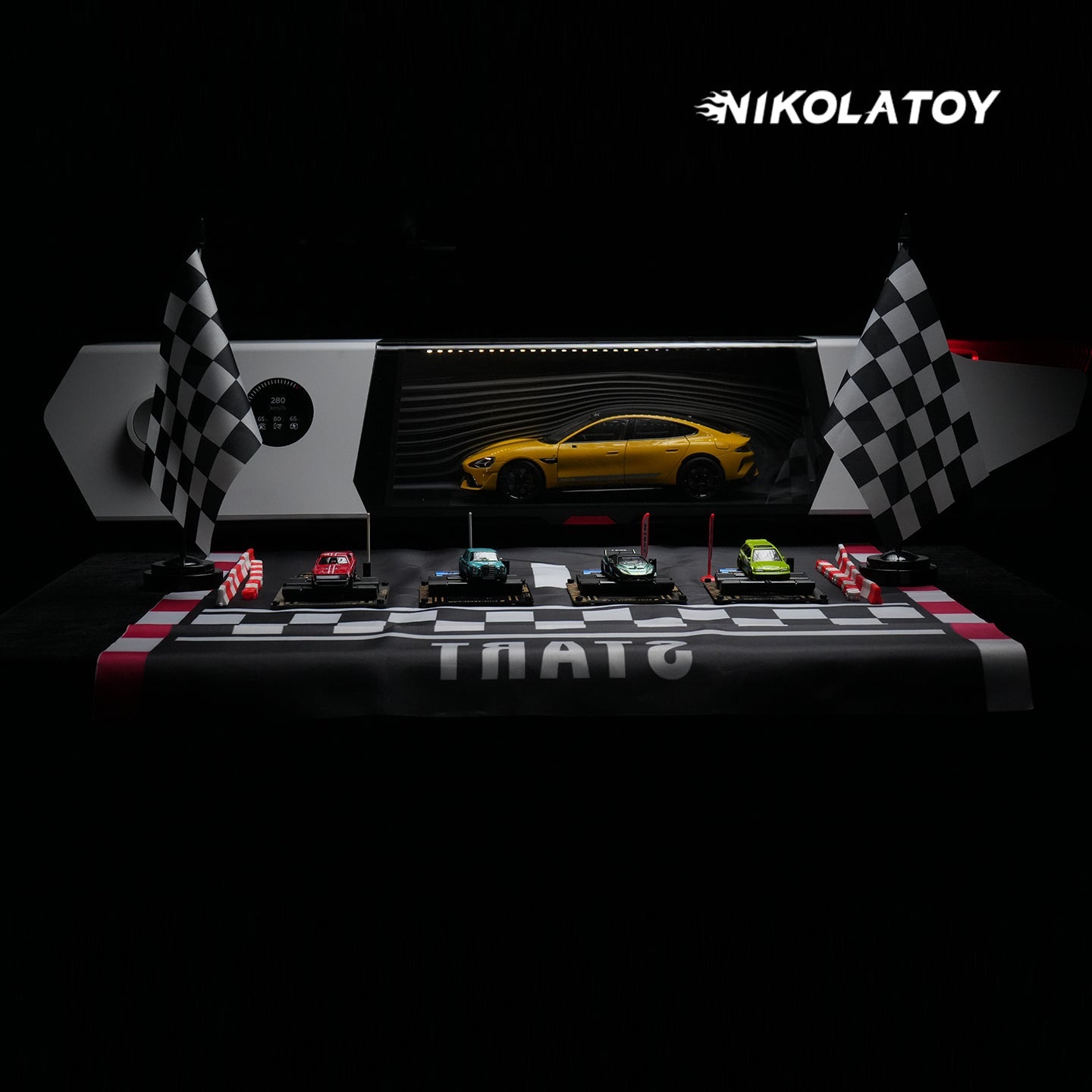 1:18 Windible Car Model Desktop Wind Tunnel Tester