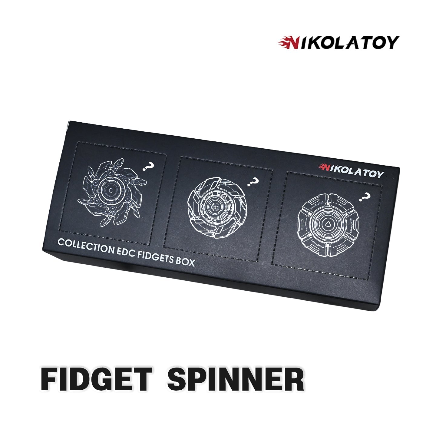 Fidgets Spinner Toy Poking Lottery - 3Pack