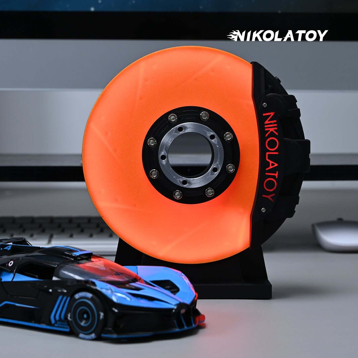 Creative Dynamic Disc Brake Night Light Ornament