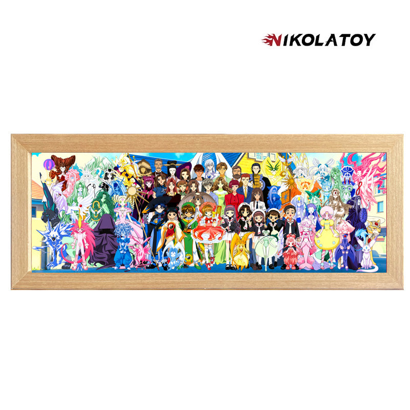 Creative Family Photo Acrylic Stereoscopic Painting (LED Light)