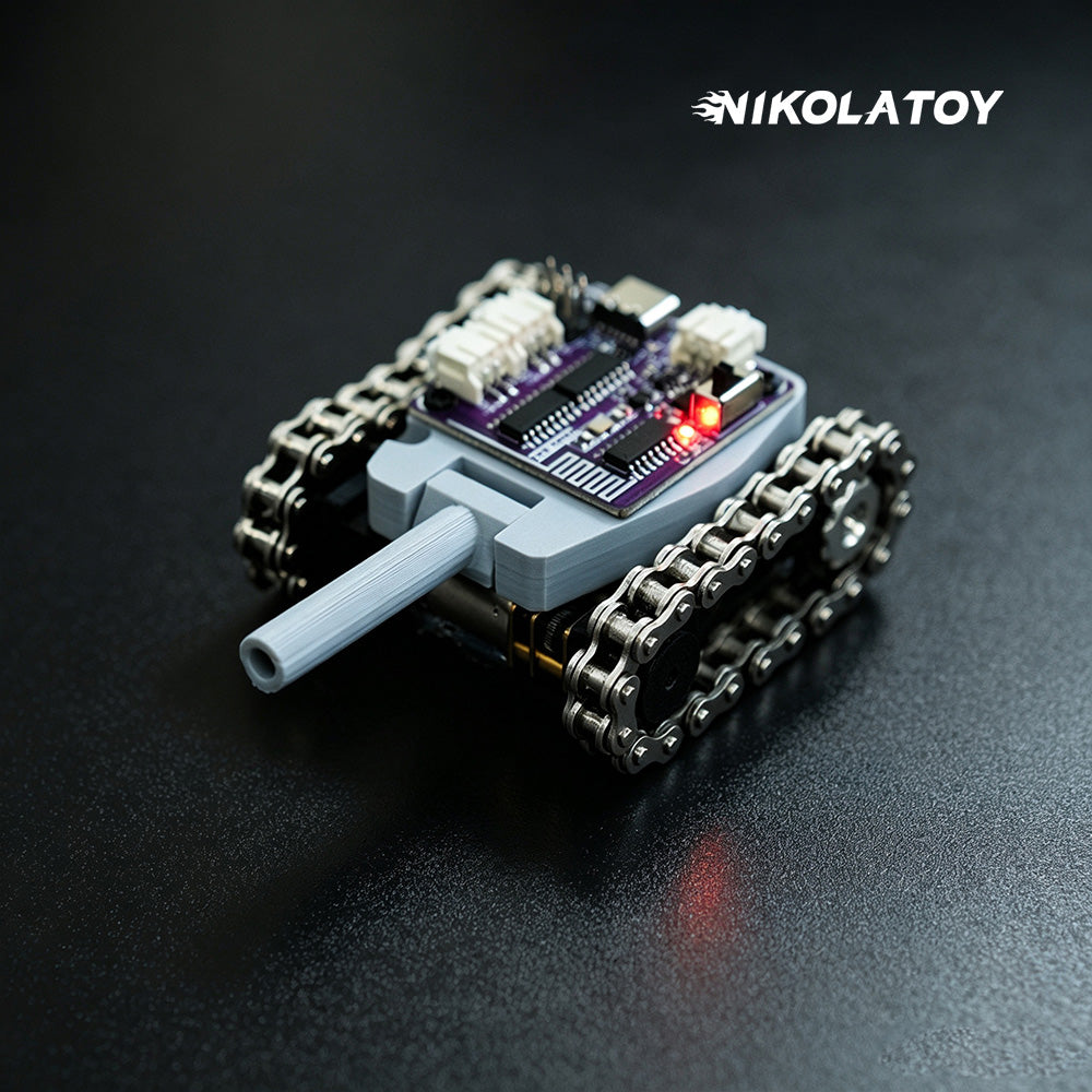 Mini Programmable Metal RC Robot Tank