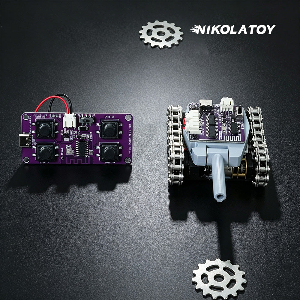 Mini Programmable Metal RC Robot Tank