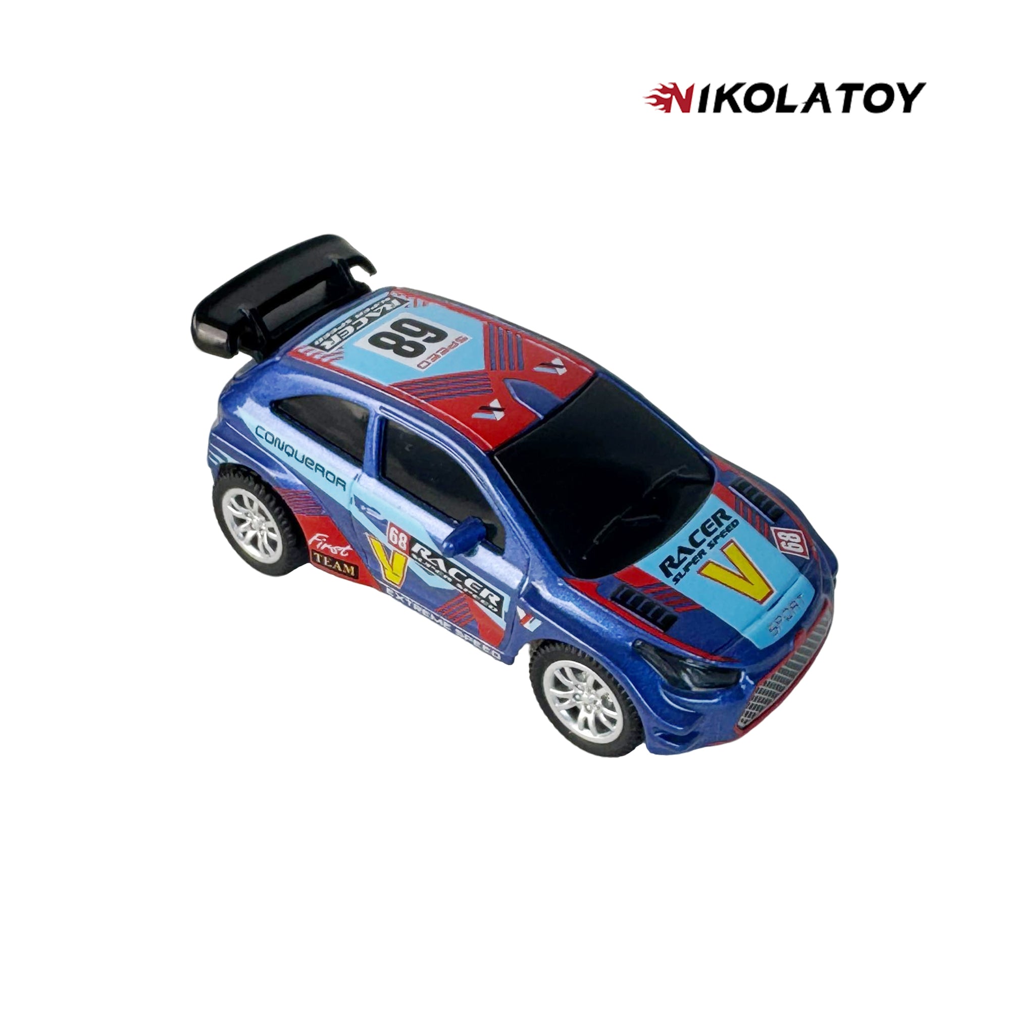 NIKOLATOY® 1/64 4WD Remote Control Drift Rally Racer Car