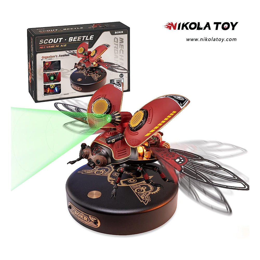 Mechanical beetle 3D Metal Model Kits