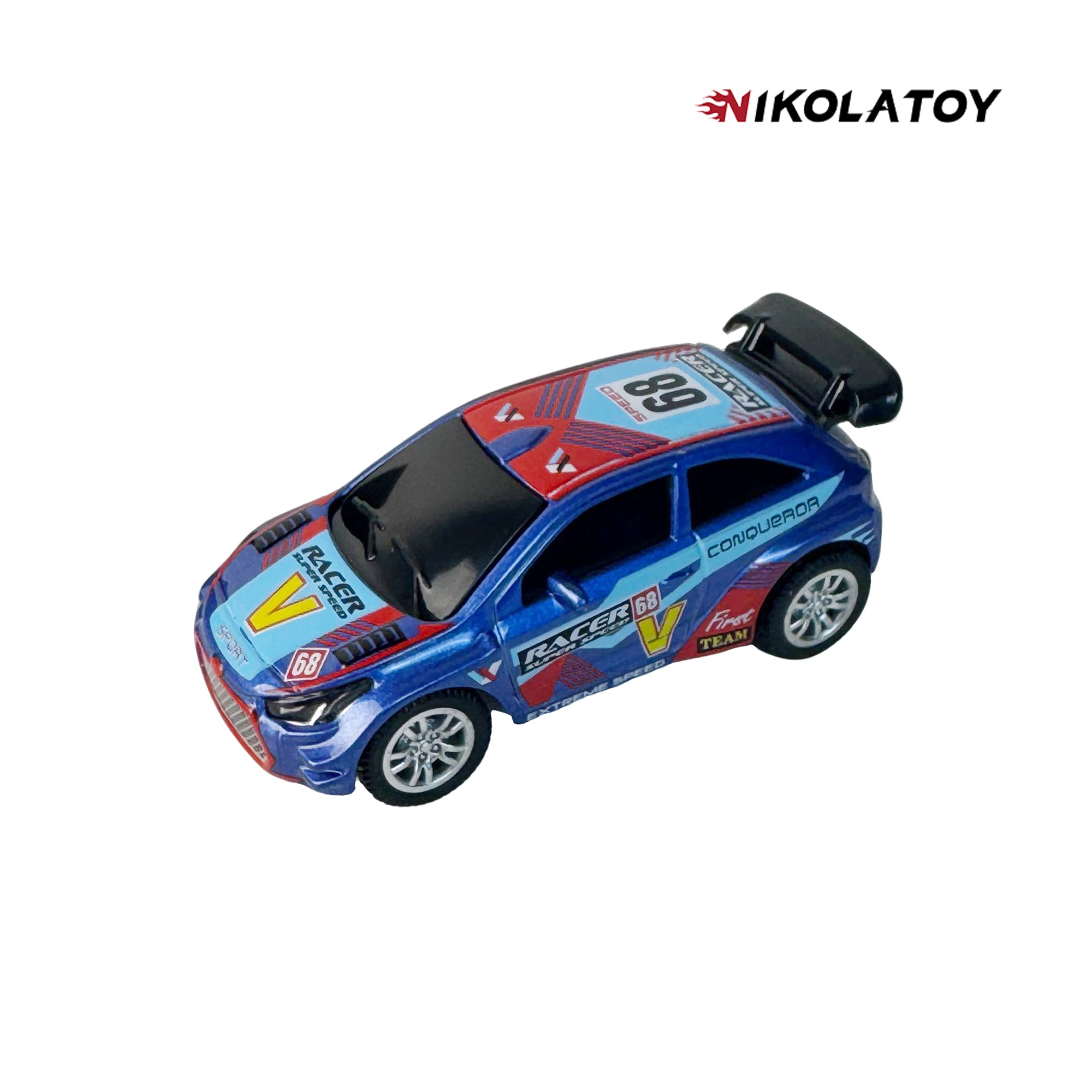 NIKOLATOY® 1/64 4WD Remote Control Drift Rally Racer Car
