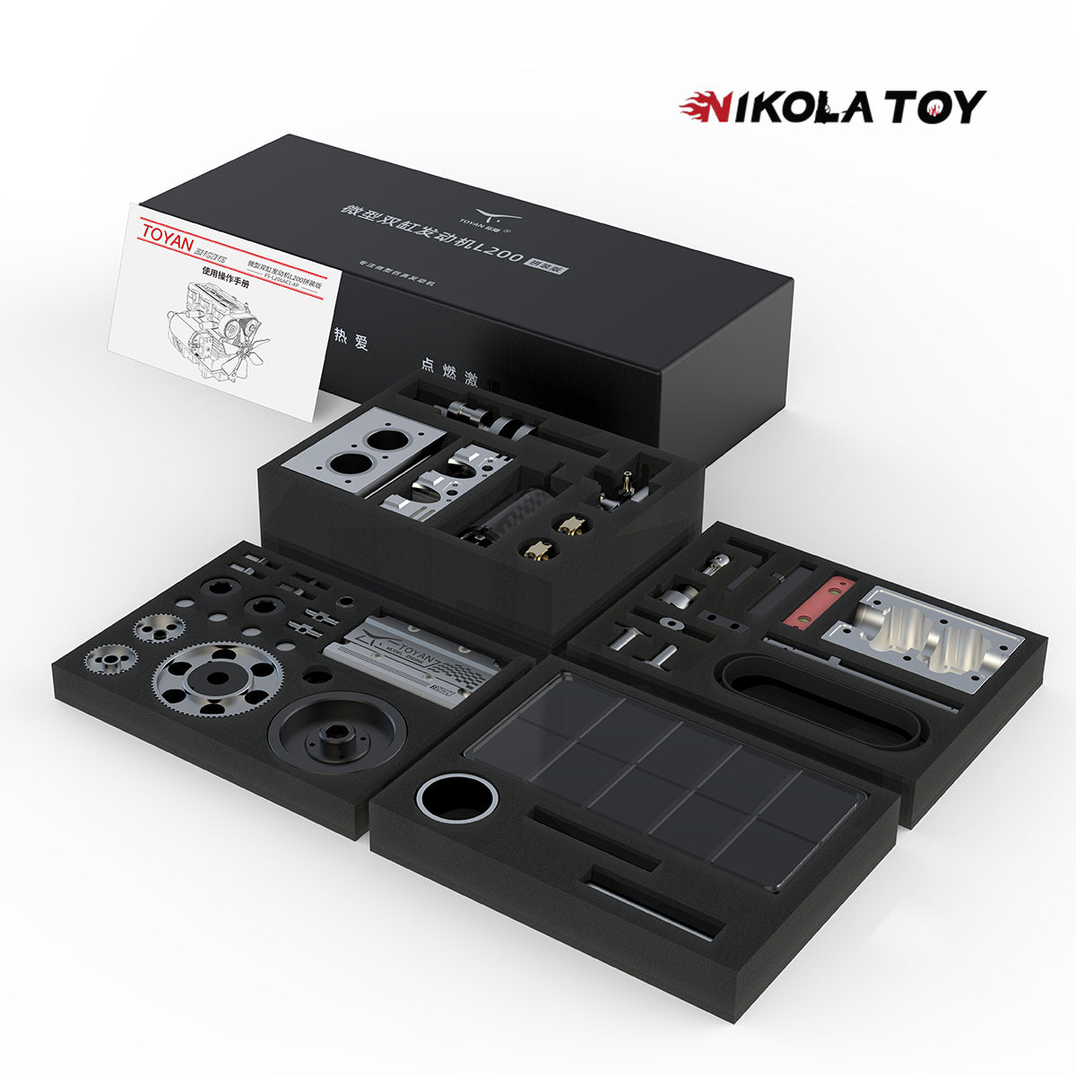 Toyan L200 Micro internal combustion engine - Gift set