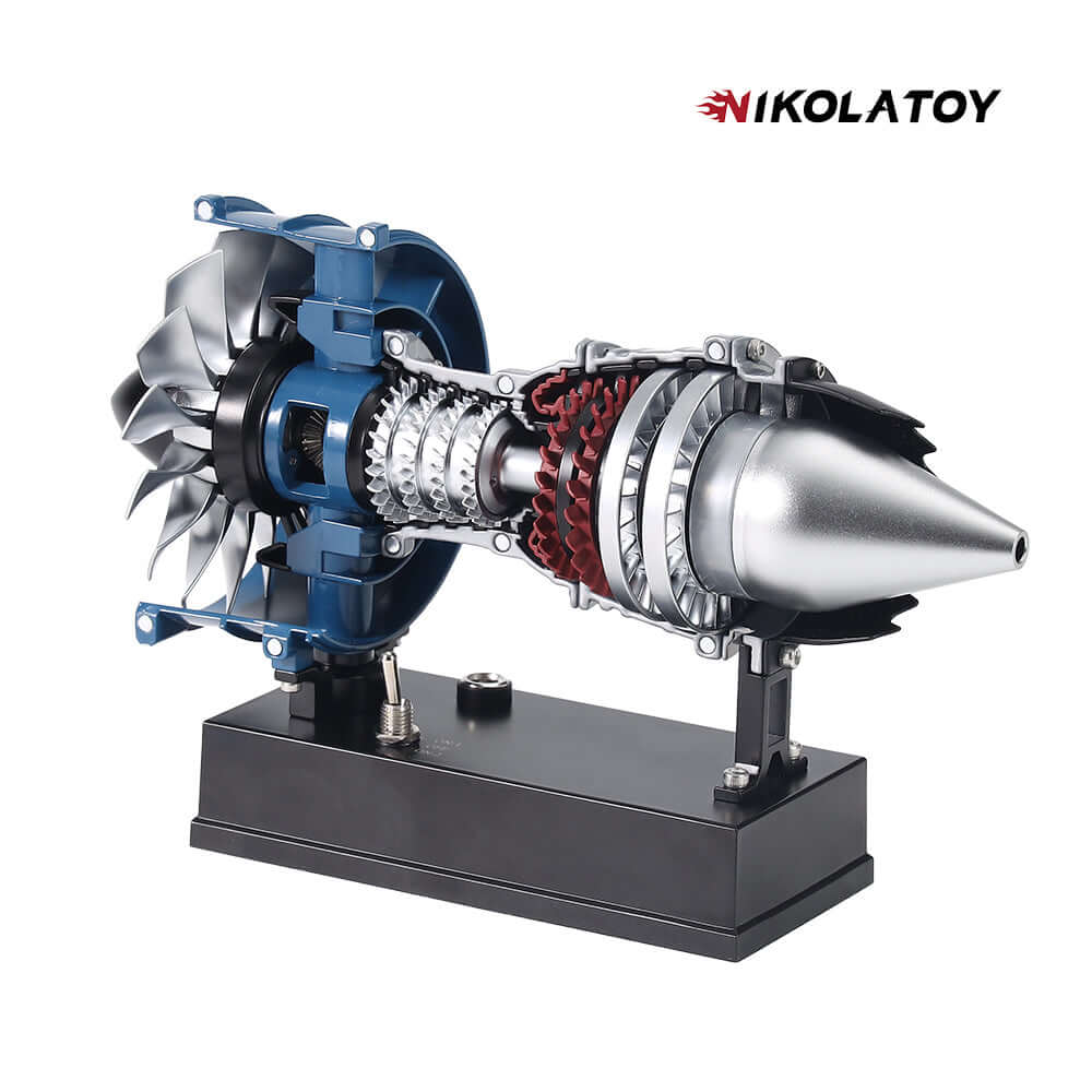 TECHING Small Size Turbofan Engine Model - DIY KIT(7In)
