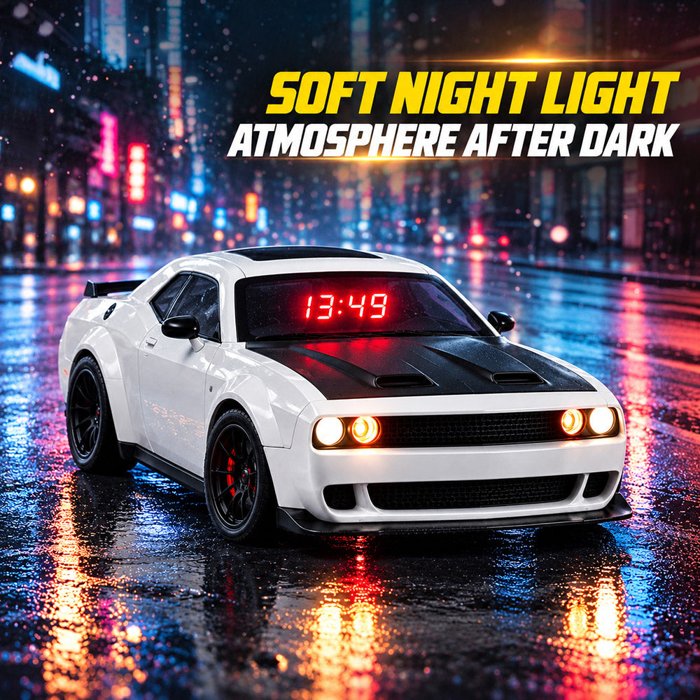 Hellcat Alarm Clock with Engine Sound & Light Mist