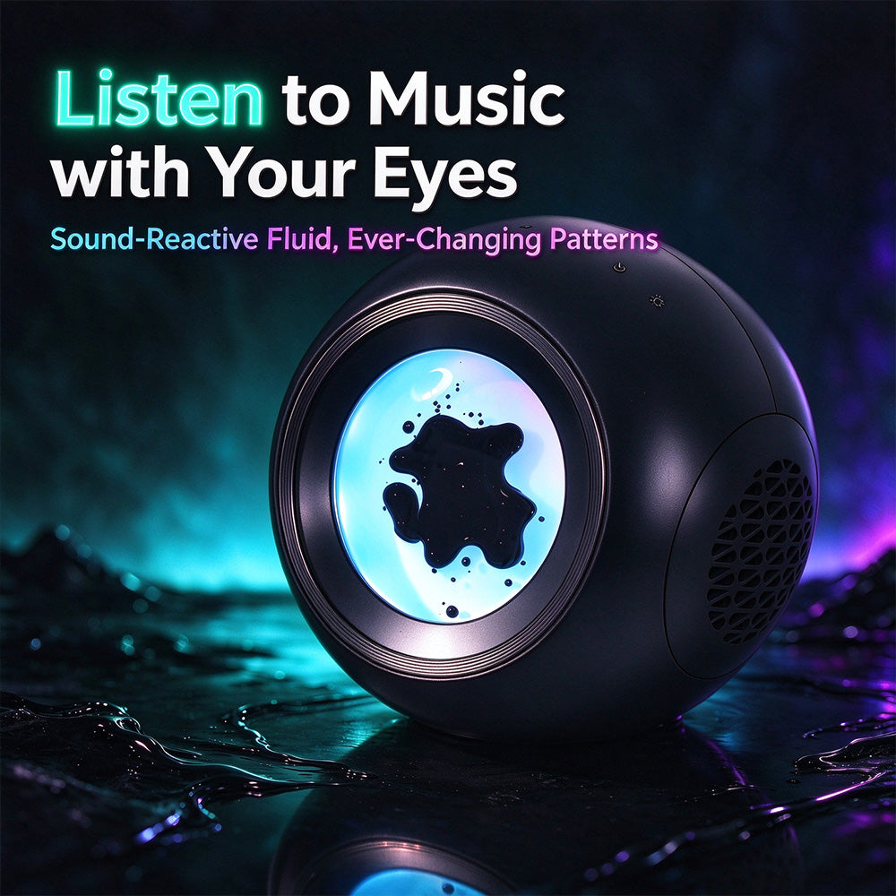 Tripod Stand Magnetic Fluid Bluetooth Speaker