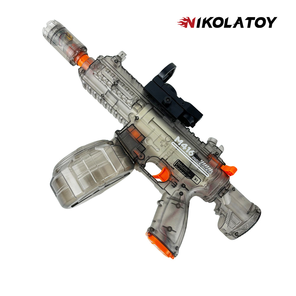 NIKOLATOY® light muzzle mini M416 Water Gun