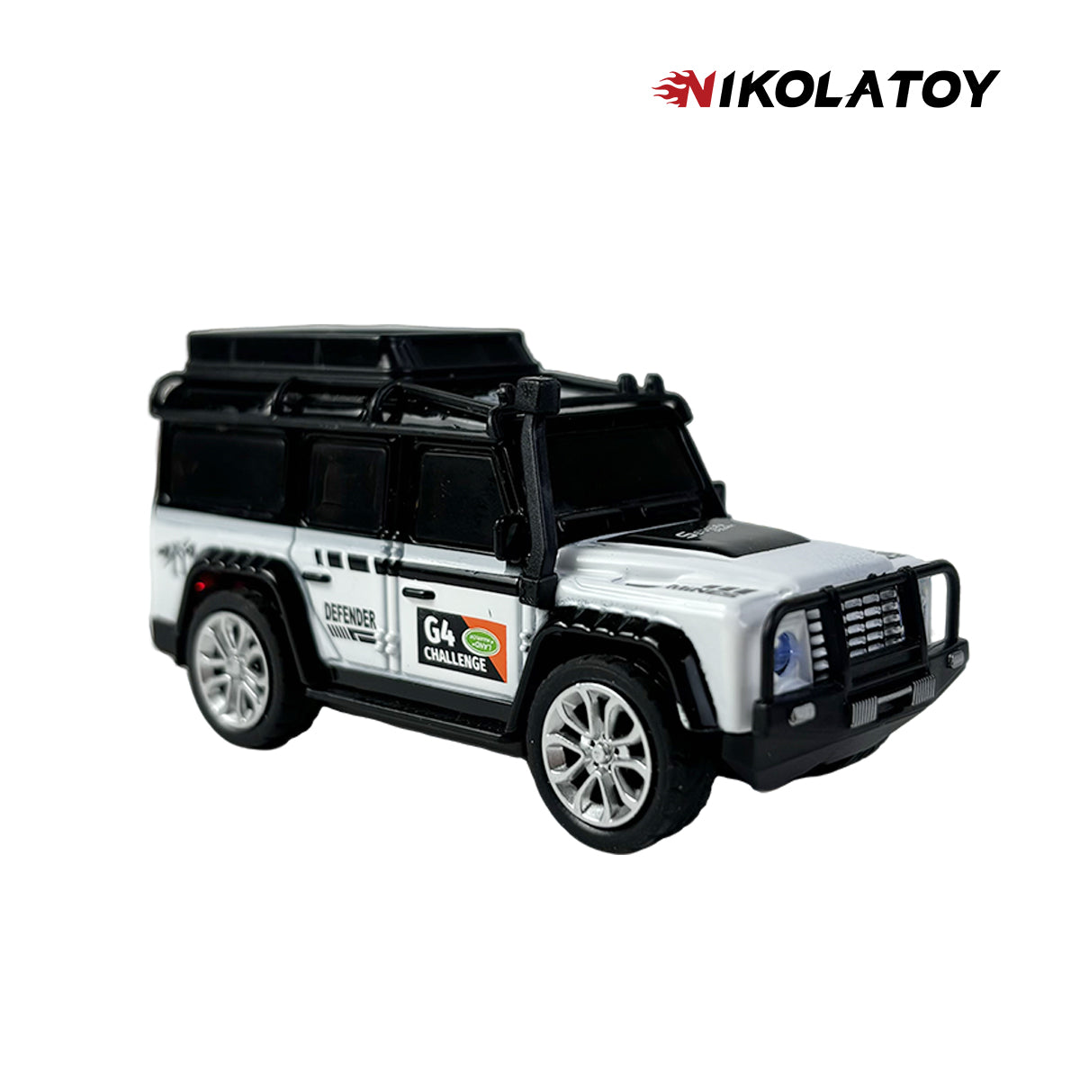 NIKOLATOY™1:64 Land Rover Defender Desktop Remote Control Car