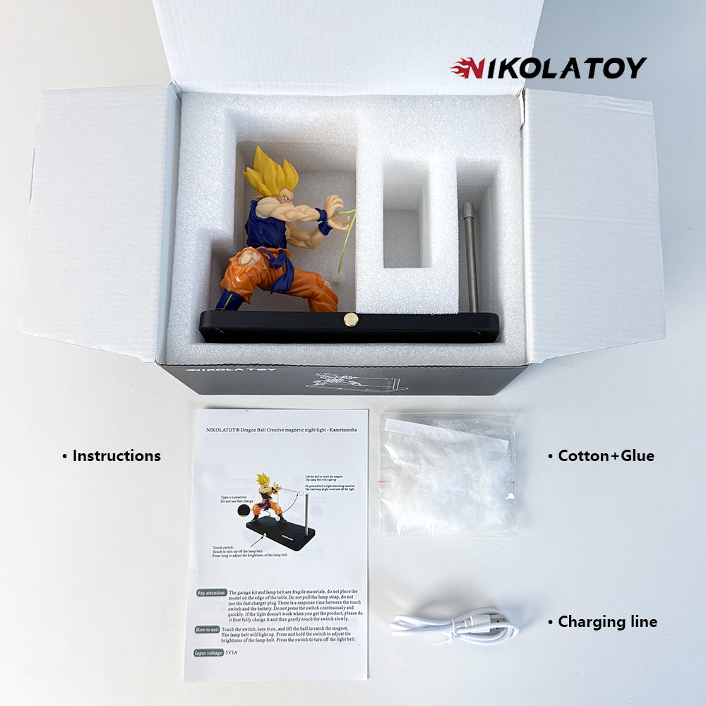 NIKOLATOY® New Dragon Ball Creative magnetic night light - Kamehameha