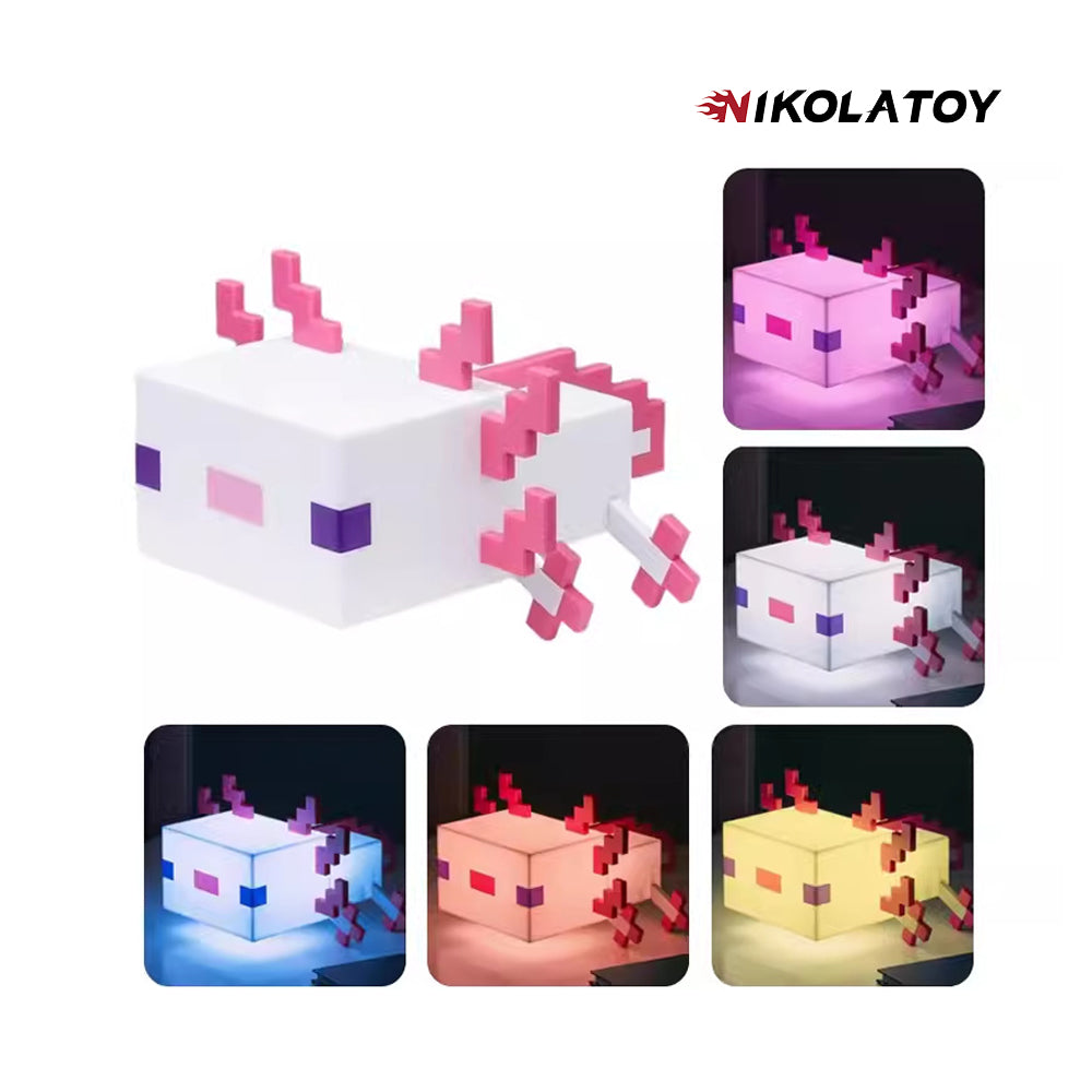 NIKOLATOY®Minecraft Creative Night Light & Toy