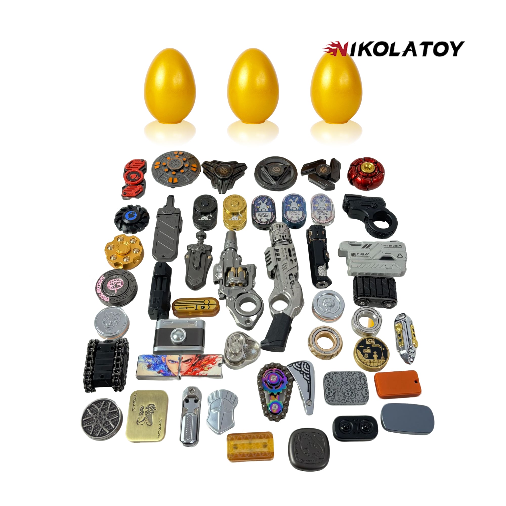 NIKOLATOY® EDC fidgets toy Mystery Golden Eggs