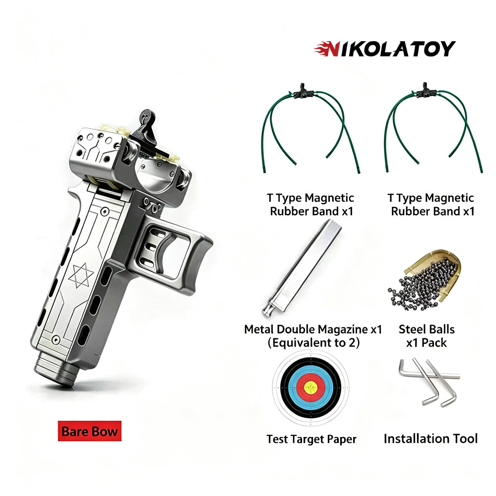 Grandmaster‑V10 Auto‑Loading Slingshot Double Magazine High‑Speed Target‑Practice Catapult