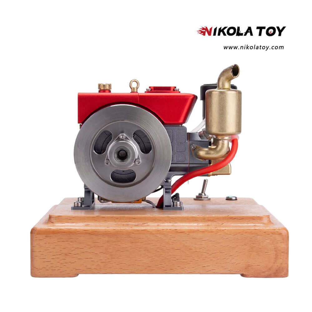 MUSA 1/8 2.6cc Mini Single-Cylinder Gas Powered Motor 4-Stroke Engine Model