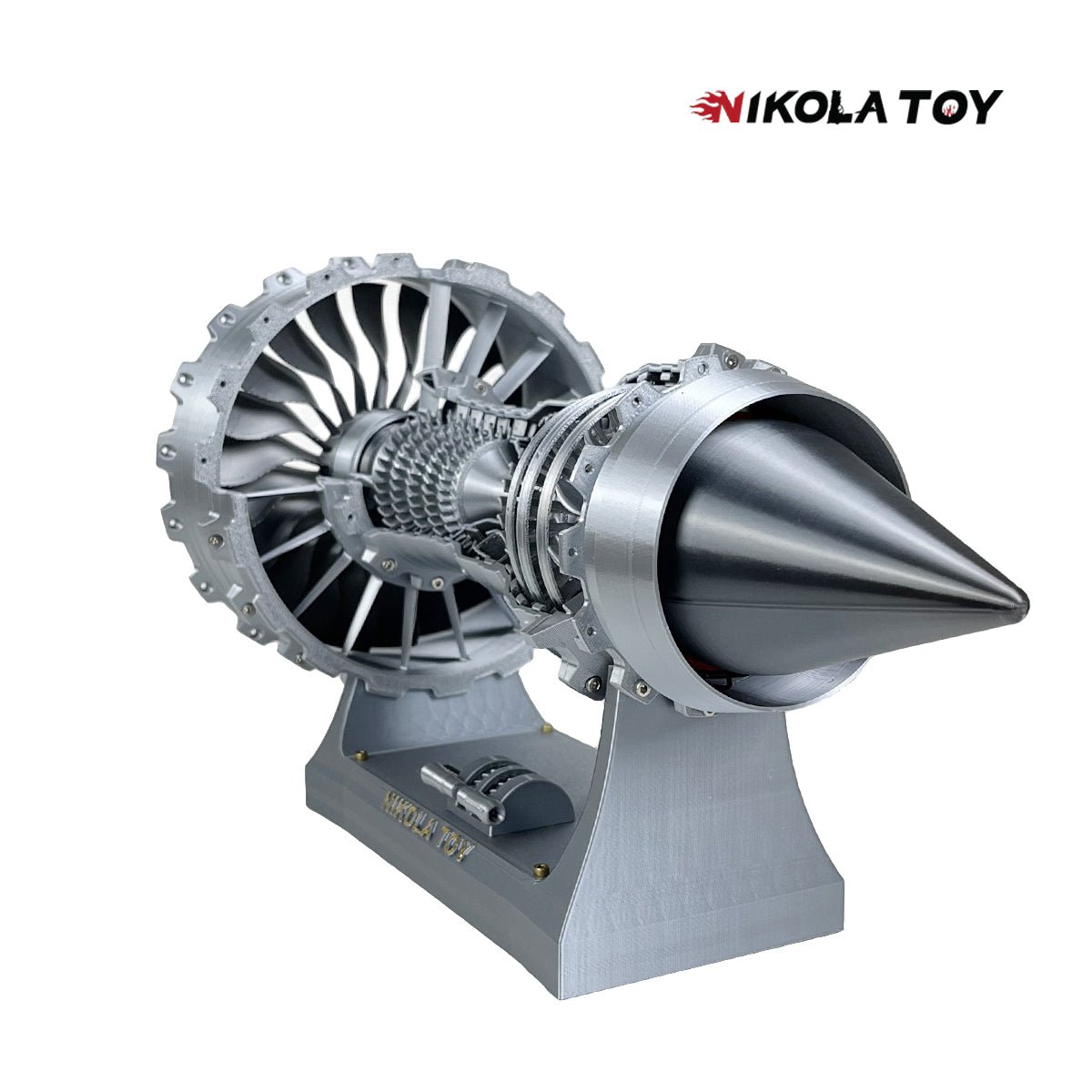 Final version of Rolls Royce Trent 900 turbofan engine model (40cm/15.7in)