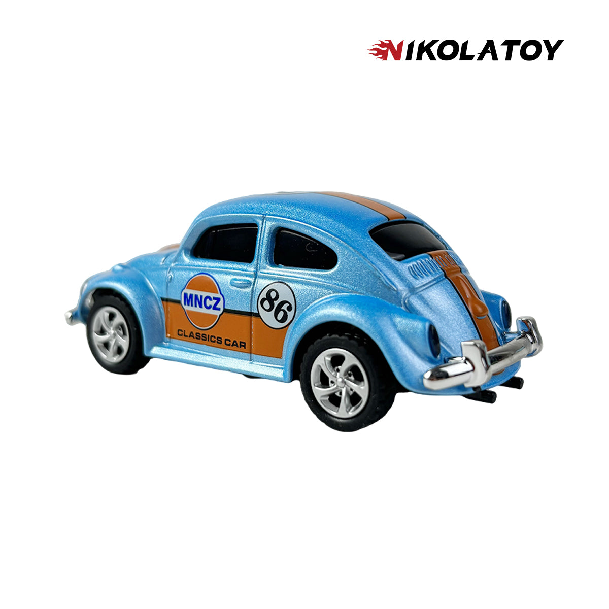 NIKOLATOY®1:64 Volkswagen Beetle Desktop Remote Control Car
