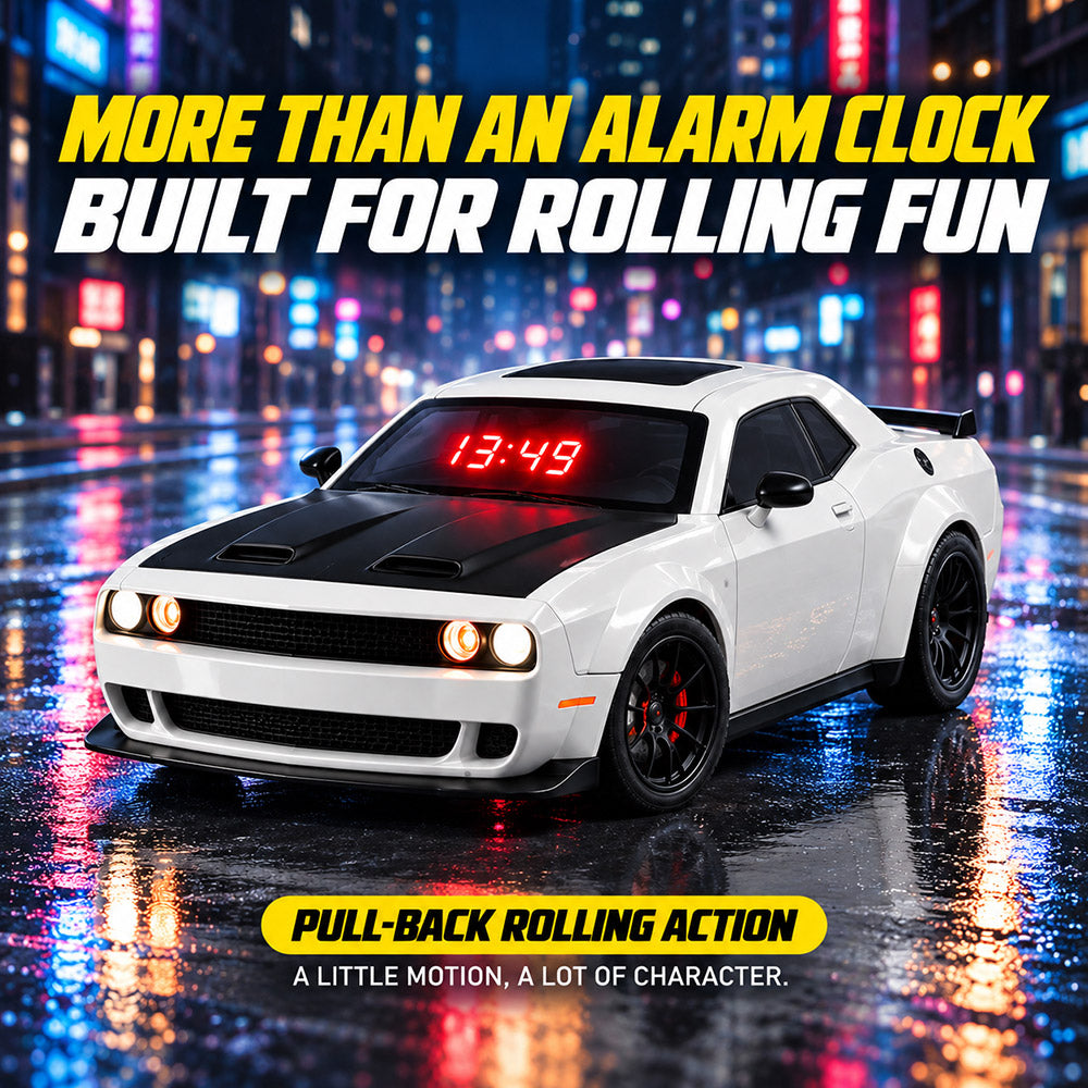 Hellcat Alarm Clock with Engine Sound & Light Mist