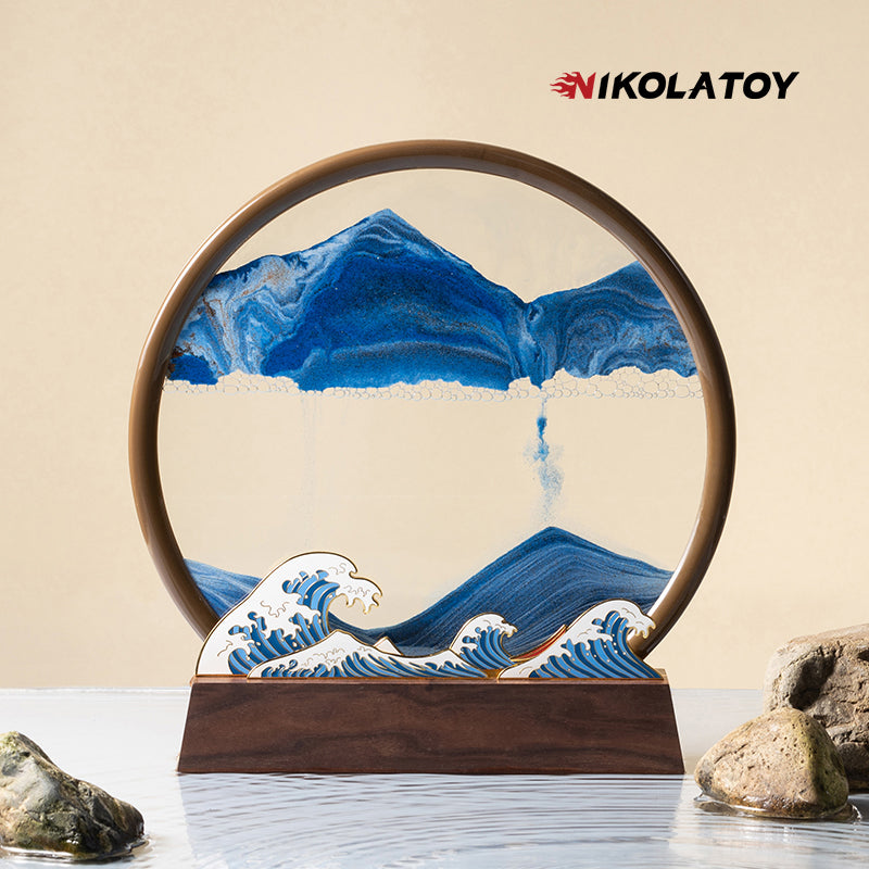 Ride the Waves 3D Moving Sand Art