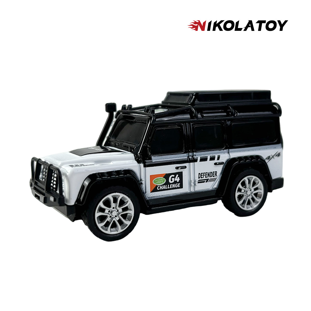 NIKOLATOY™1:64 Land Rover Defender Desktop Remote Control Car
