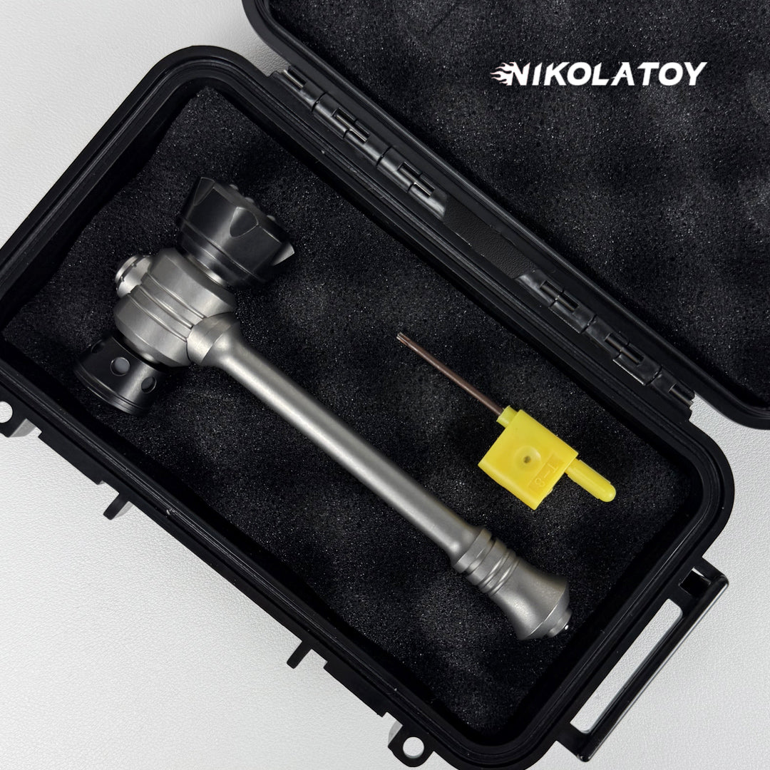 NIKOLATOY® Broken window ratchet button metal self-defense multifunctional hammer