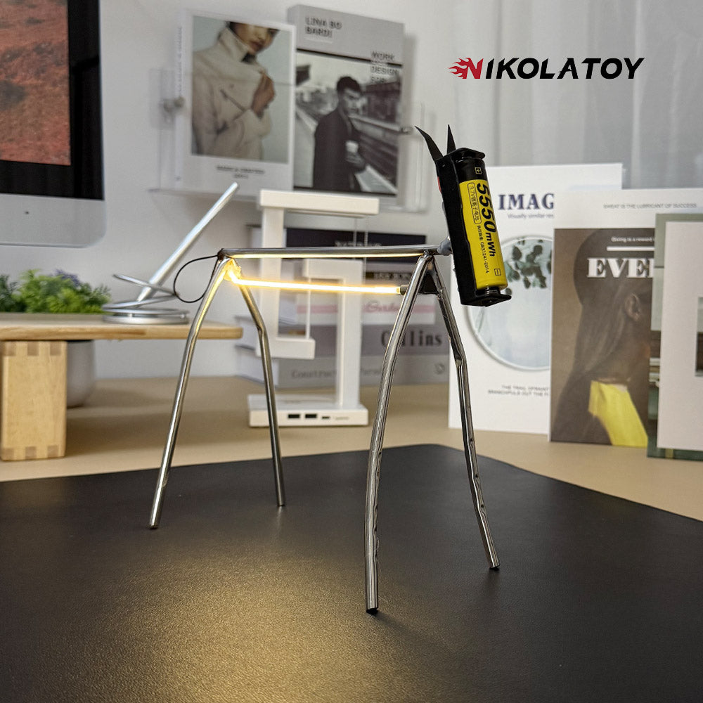 NIKOLATOY® Cute skinny dog light