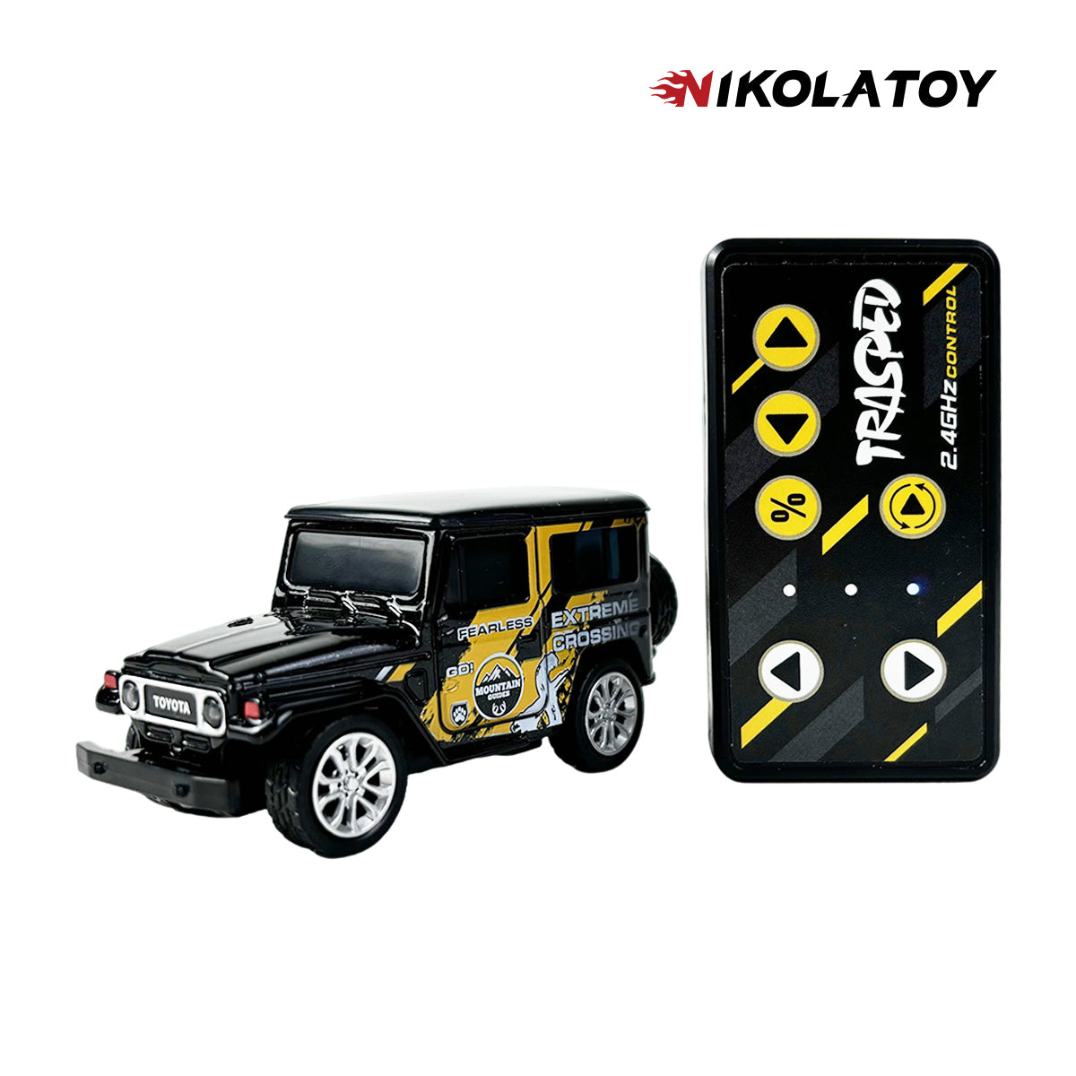 NIKOLATOY®1:64 Toyota FJ Desktop Remote Control Car