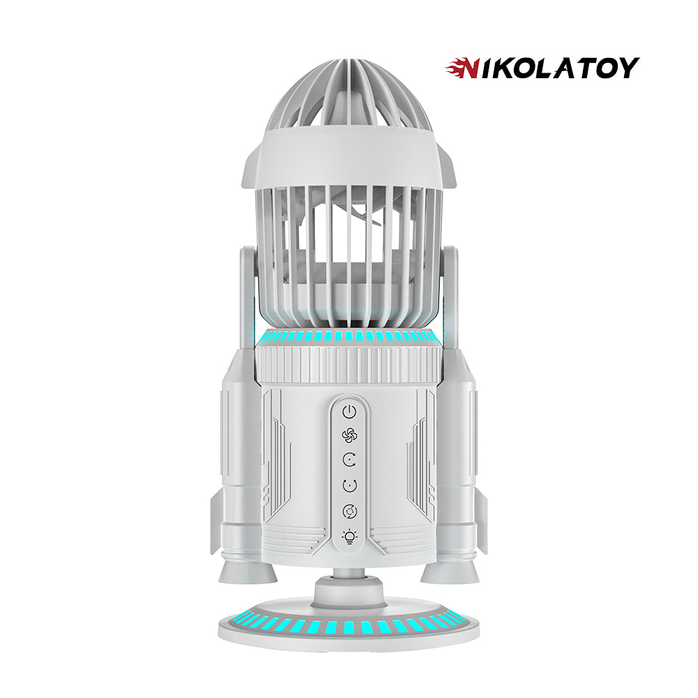 NIKOLATOY®Creative Rocket Desktop Fan