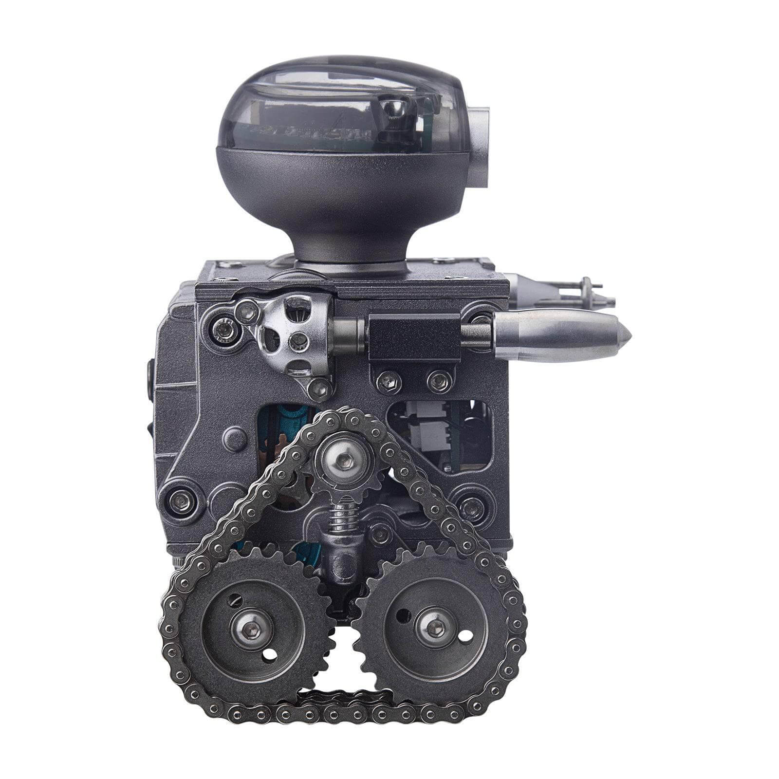 TECHING 160PCS Metal Remote Control Tank Robot Building Kits Bluetooth Speaker