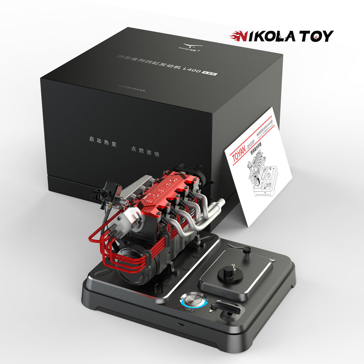 Toyan L400 Micro internal combustion engine - Gift set